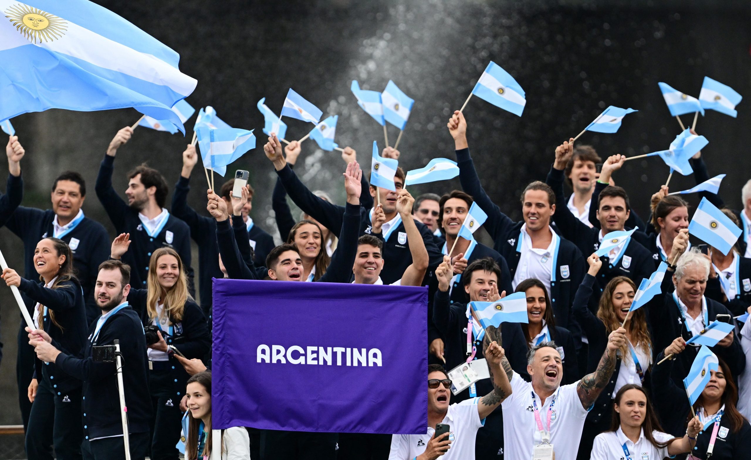 Así fue el ingreso de la delegación de Argentina en la ceremonia de apertura de los Juegos Olímpicos de París 2024