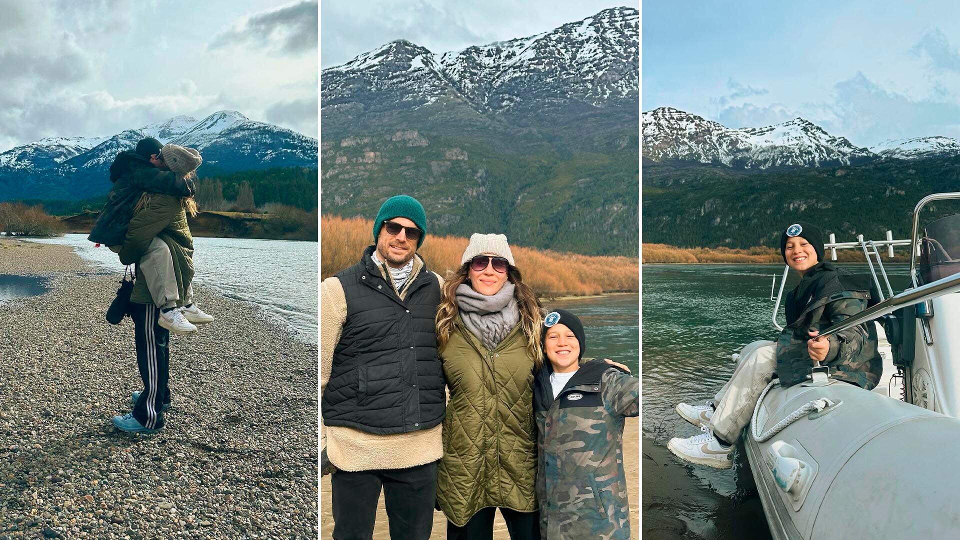 La travesía invernal de Jimena Barón junto a su familia en la Patagonia: “Parece de película”